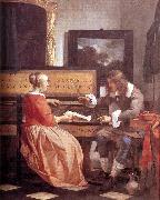 METSU, Gabriel Man and Woman Sitting at the Virginal f oil painting